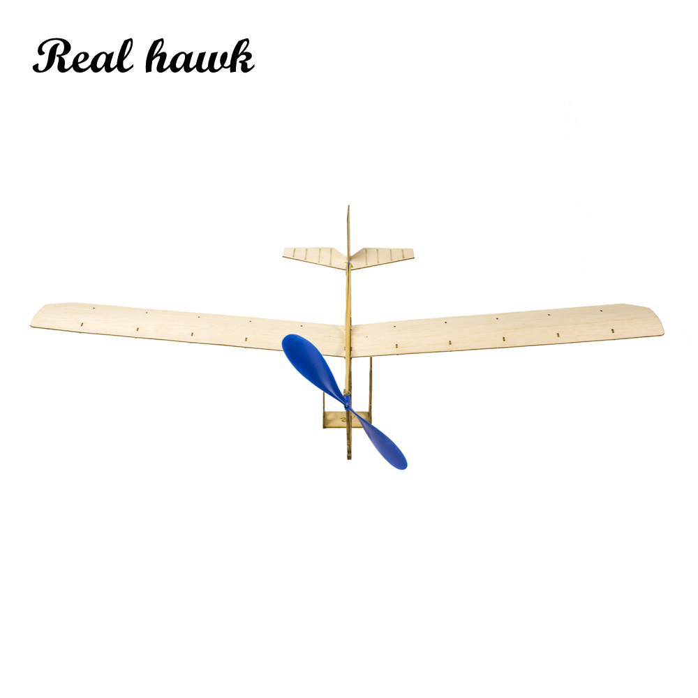Kids Toys Vintage - STEM-Flugzeugset mit Gummiband, DIY-Segelflugzeugspielzeug aus Holz