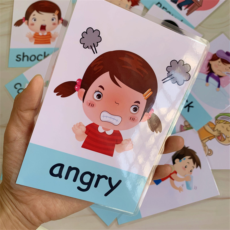 Educational Flash Card - 14 stücke Montessori Baby Englisch Lernen