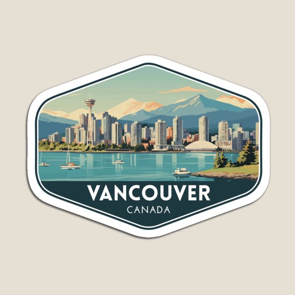 Kids Toys Canada - Vancouver Kanada Reise-Kunst-Magnet-Baby-Aufkleber für Kühlschrank-Organizer, Zuhause,