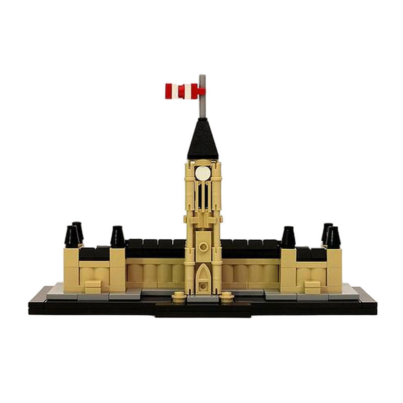 Kids Toys Canada - MOC Weltarchitektur Kanada Parlamentsgebäude Bausteine Ottawa