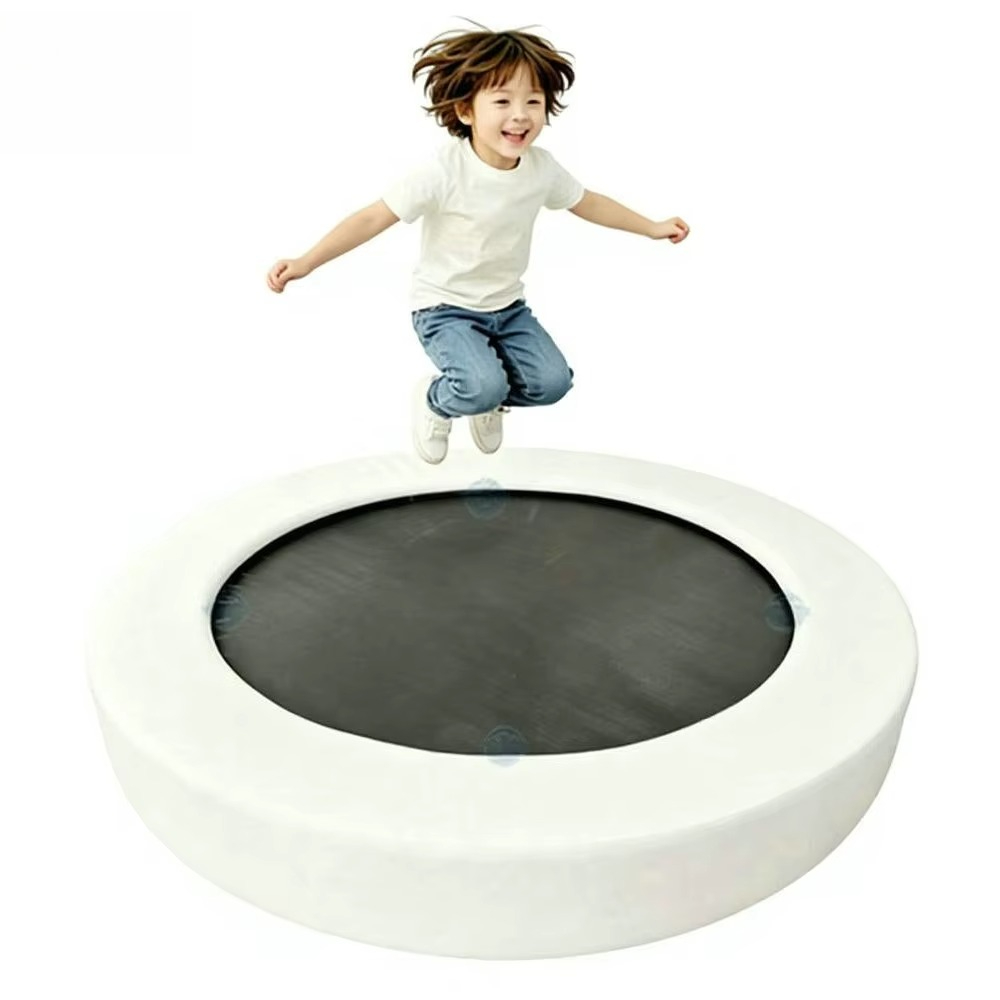 Kids Toys Rental - Rundes Softplay-Trampolin 5FT, Kinder-Sprungspielzeug für Draußen,