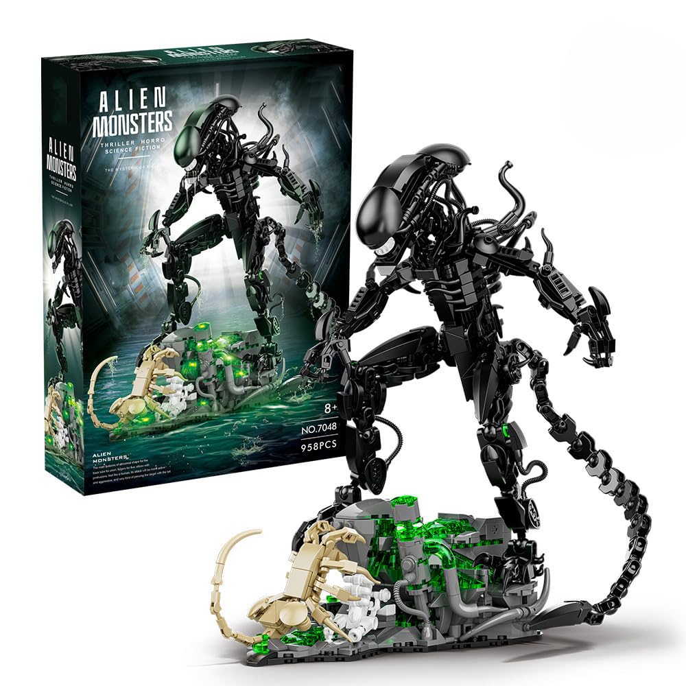 Xenomorph Kids Toys - 958PCS Alien Monsters Bausteine Set MOC