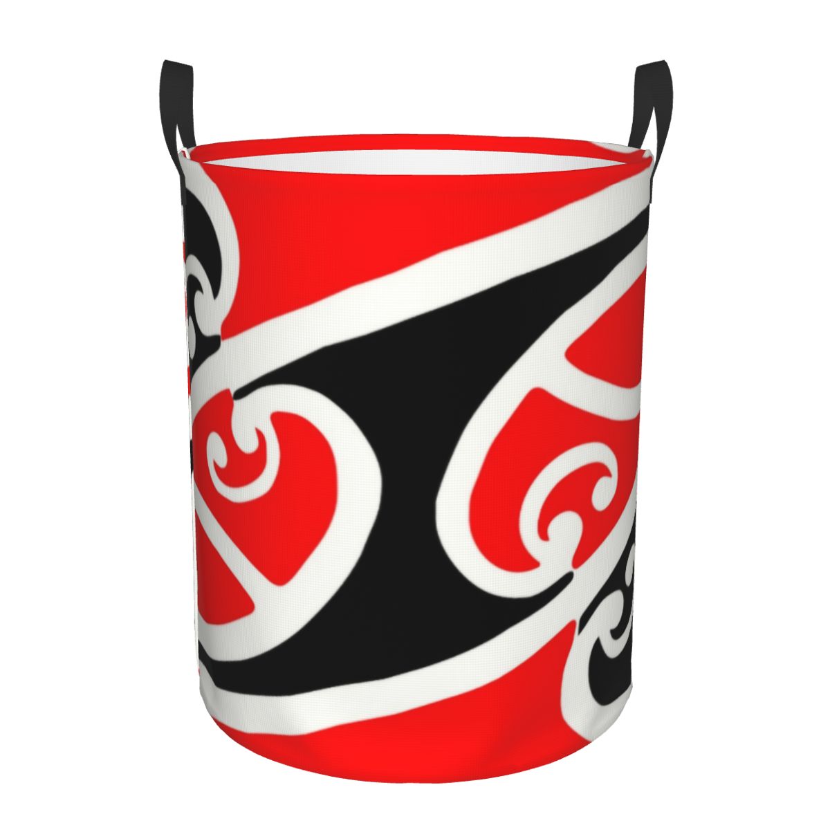 Kids Toys New Zealand - Maori Kowhaiwhai Muster Wäsche korb zusammen