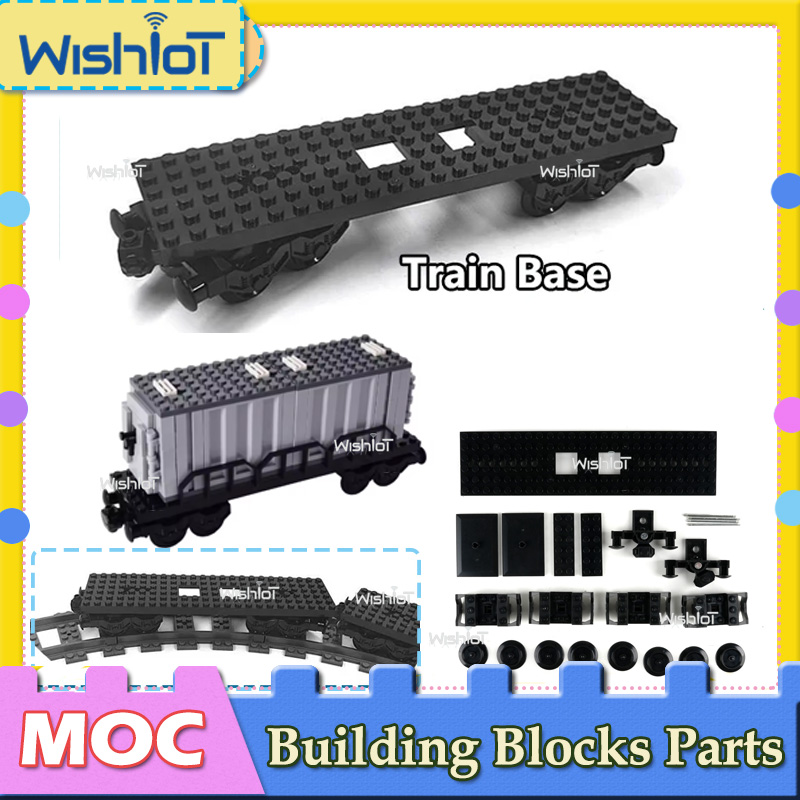 Toy Train Track Set - Stadt Zug Track Basis MOC Bausteine