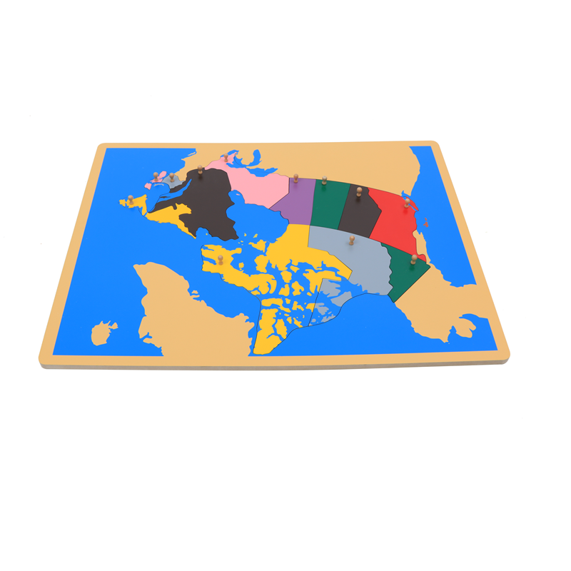 Holzkarte Puzzle von Kanada Mo – Kids Toys Canada Bewertung und Preis