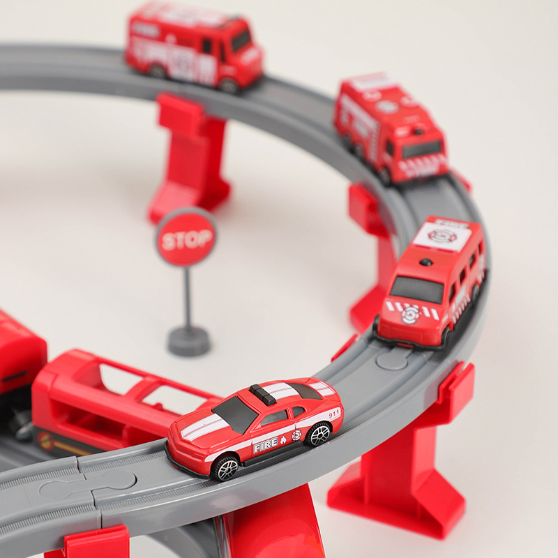 DIY rotes Kunststoff-Zuggleise – Toy Train Track Set Bewertung und Preis