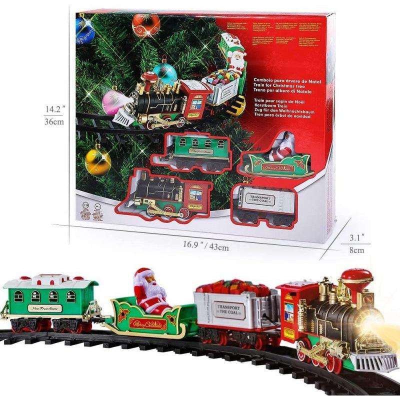 Weihnachtliches Elektrozug-Set – Toy Train Track Set Bewertung und Preis