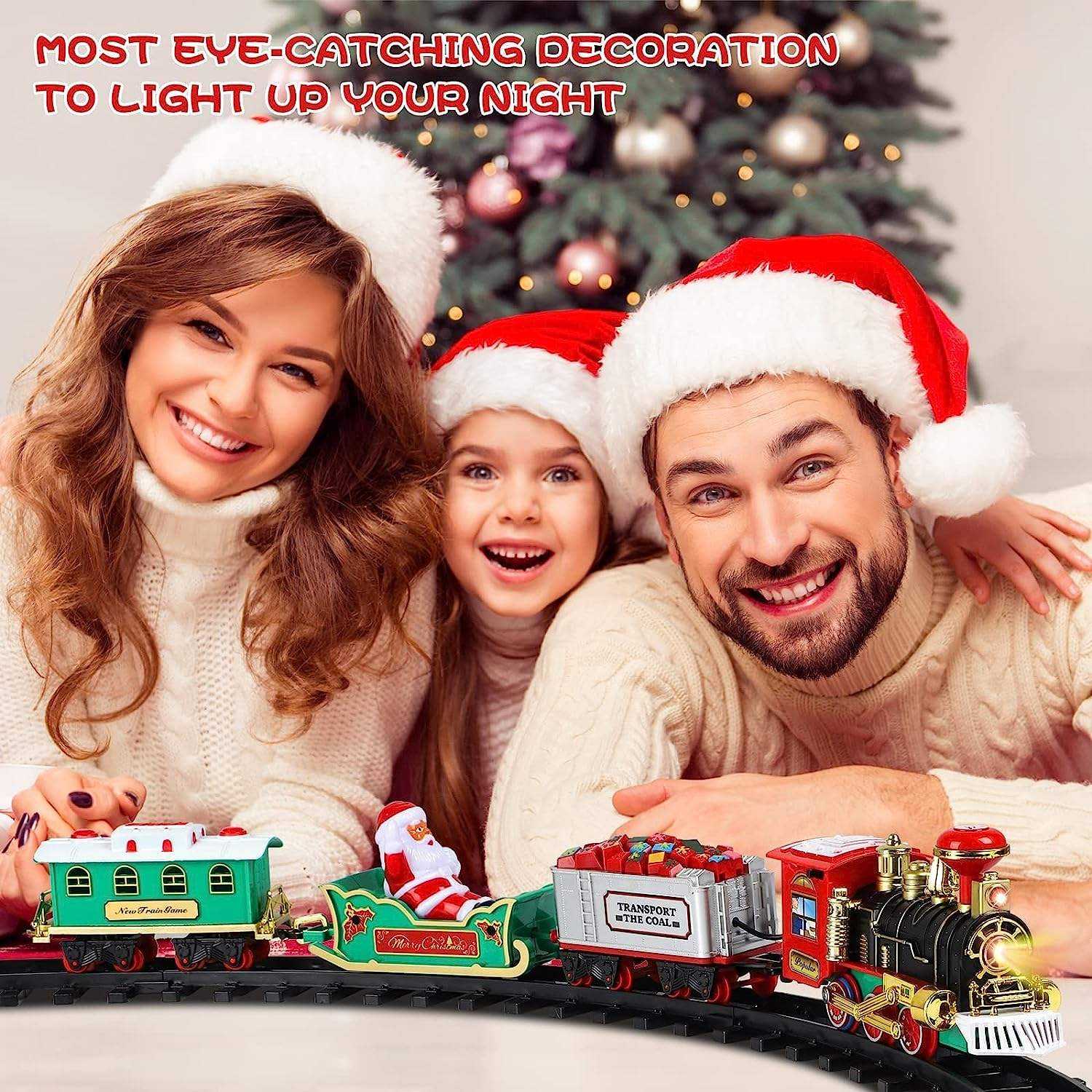 Weihnachtliches Elektrozug-Set – Toy Train Track Set Bewertung und Preis
