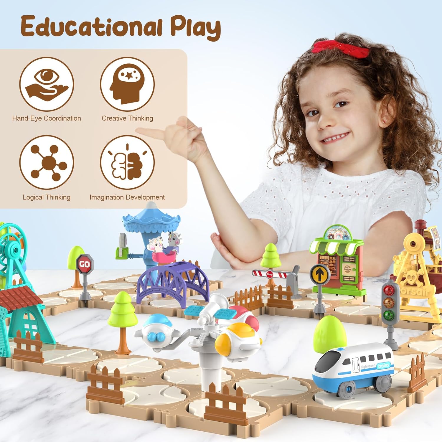 DIY Puzzle-Rennstrecken-Set: Z – Toy Train Track Set Bewertung und Preis