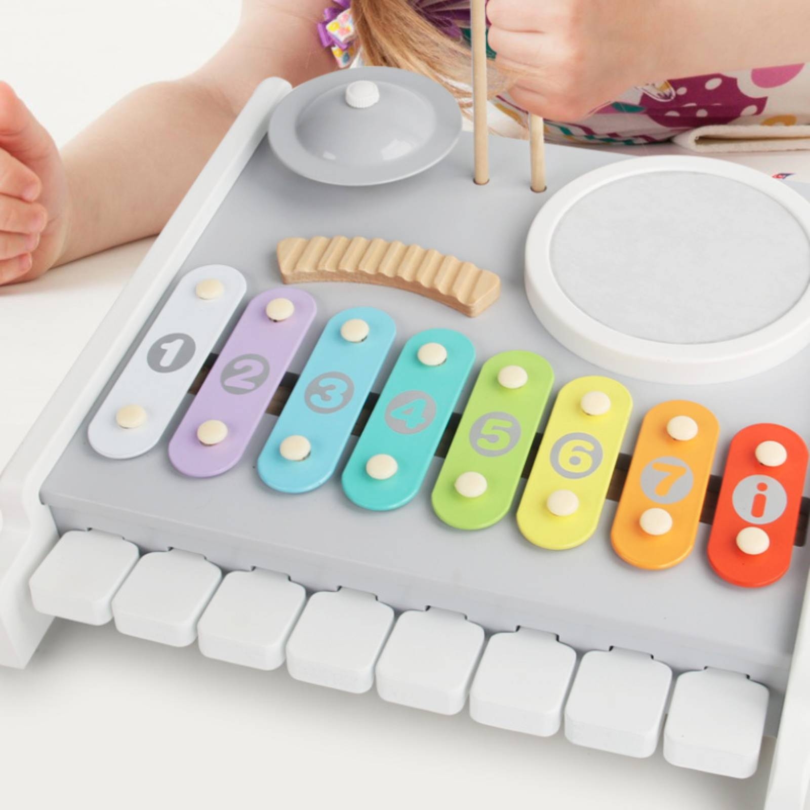Klavier-Xylophon-Trommel-Spiel – Kids Toys Xylophone Bewertung und Preis