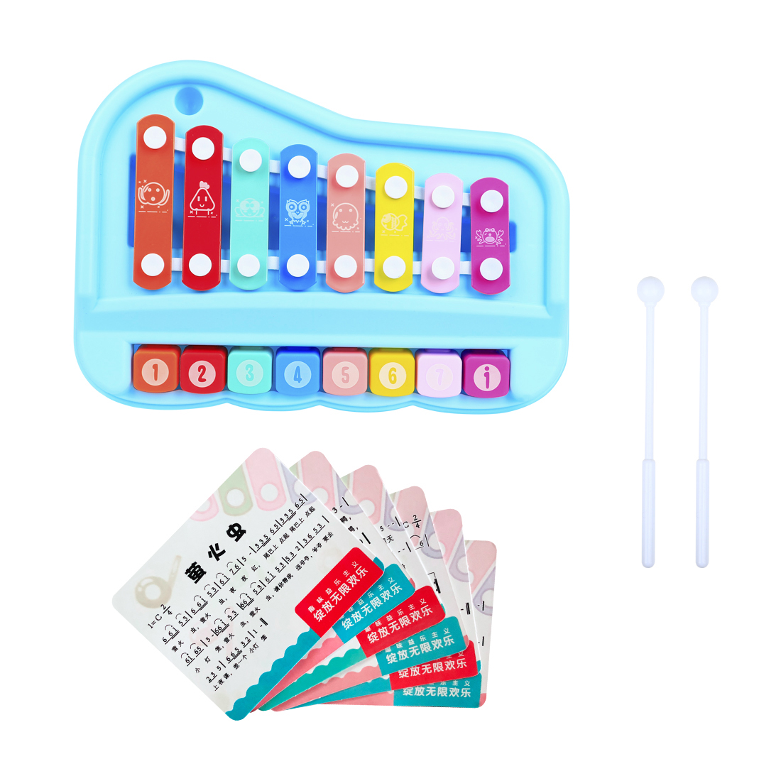 SY-73 Kinder-Xylophon 8-Noten- – Kids Toys Xylophone Bewertung und Preis