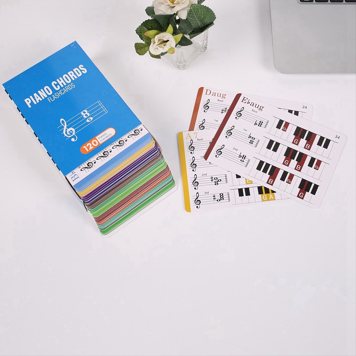 ABST Klavierakkord-Lernkarten  – Educational Flash Card Bewertung und Preis