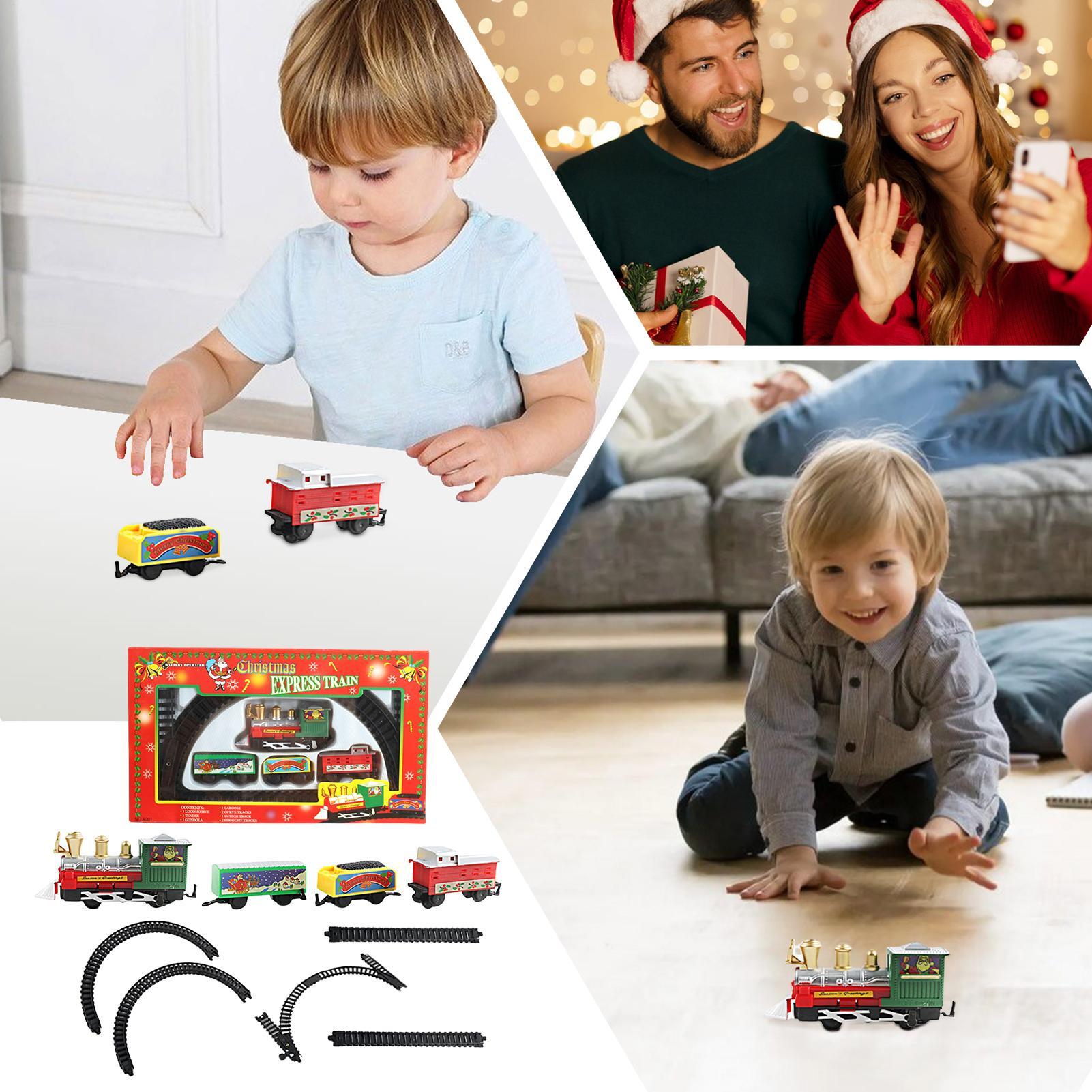 Weihnachtszug-Set mit Gleis, k – Toy Train Track Set Bewertung und Preis
