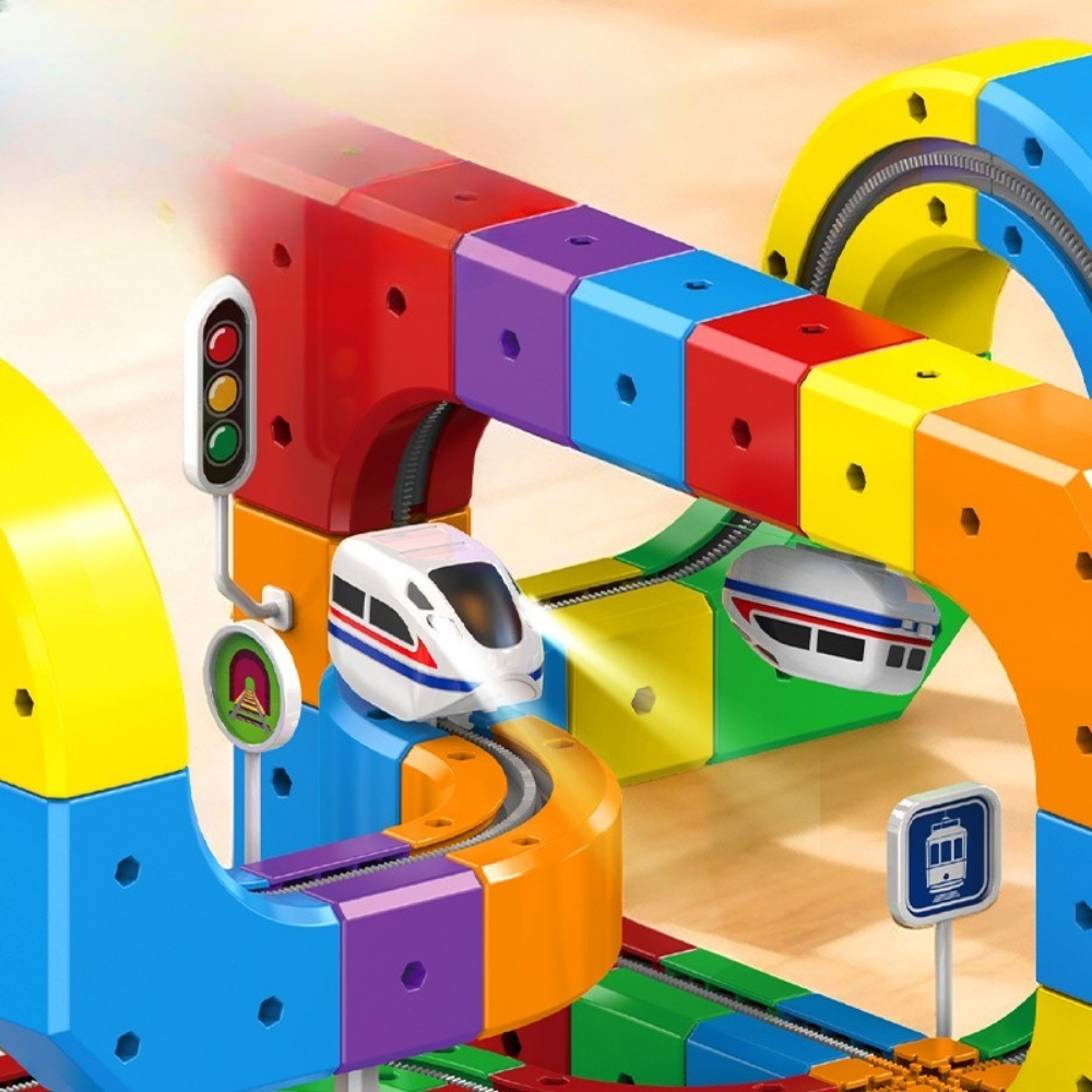 DIY Montage-Schienenfusionszug – Toy Train Track Set Bewertung und Preis