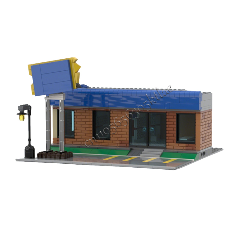 717-teiliges MOC Stadtansicht- – Kids Toys Rental Bewertung und Preis