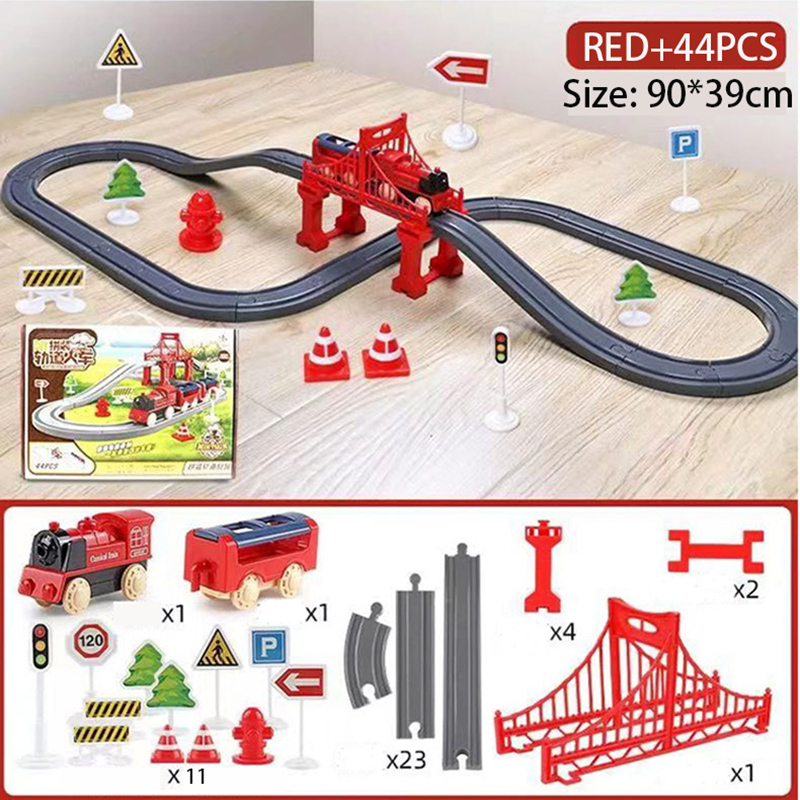 44-teiliges Elektrisches Eisen – Toy Train Track Set Bewertung und Preis
