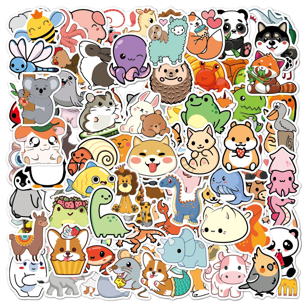 100 Stück lustige Tier-Aufkleb – Kids Toys Logo Bewertung und Preis