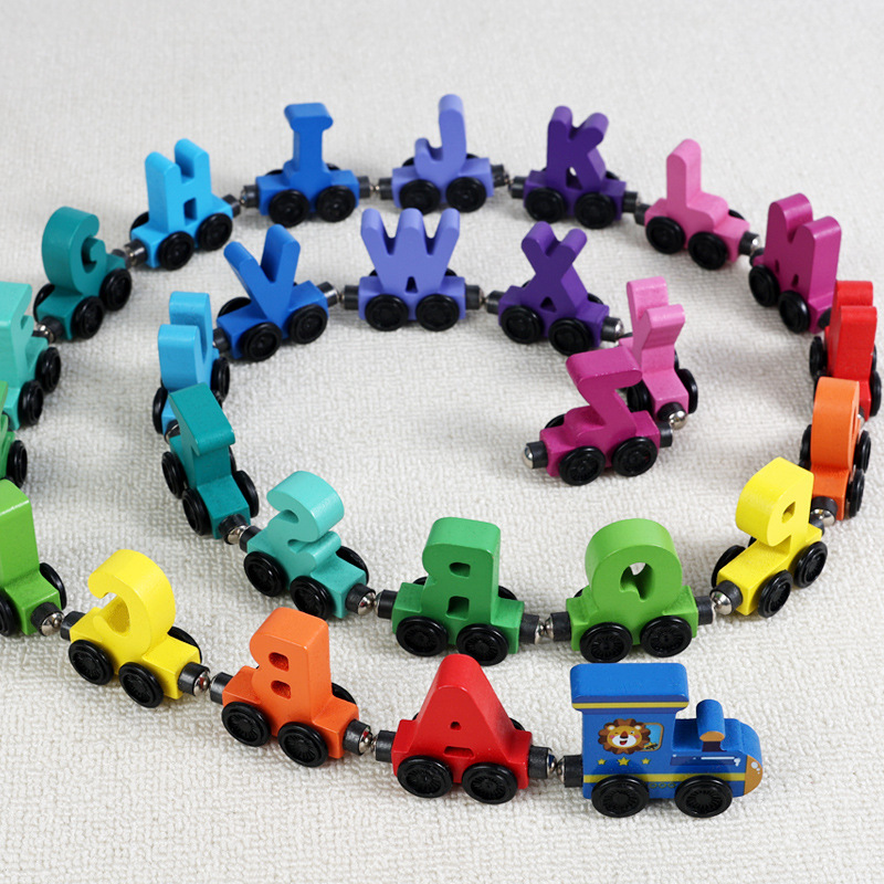 Magnetische Holz-Buchstaben un – Toy Train Track Set Bewertung und Preis