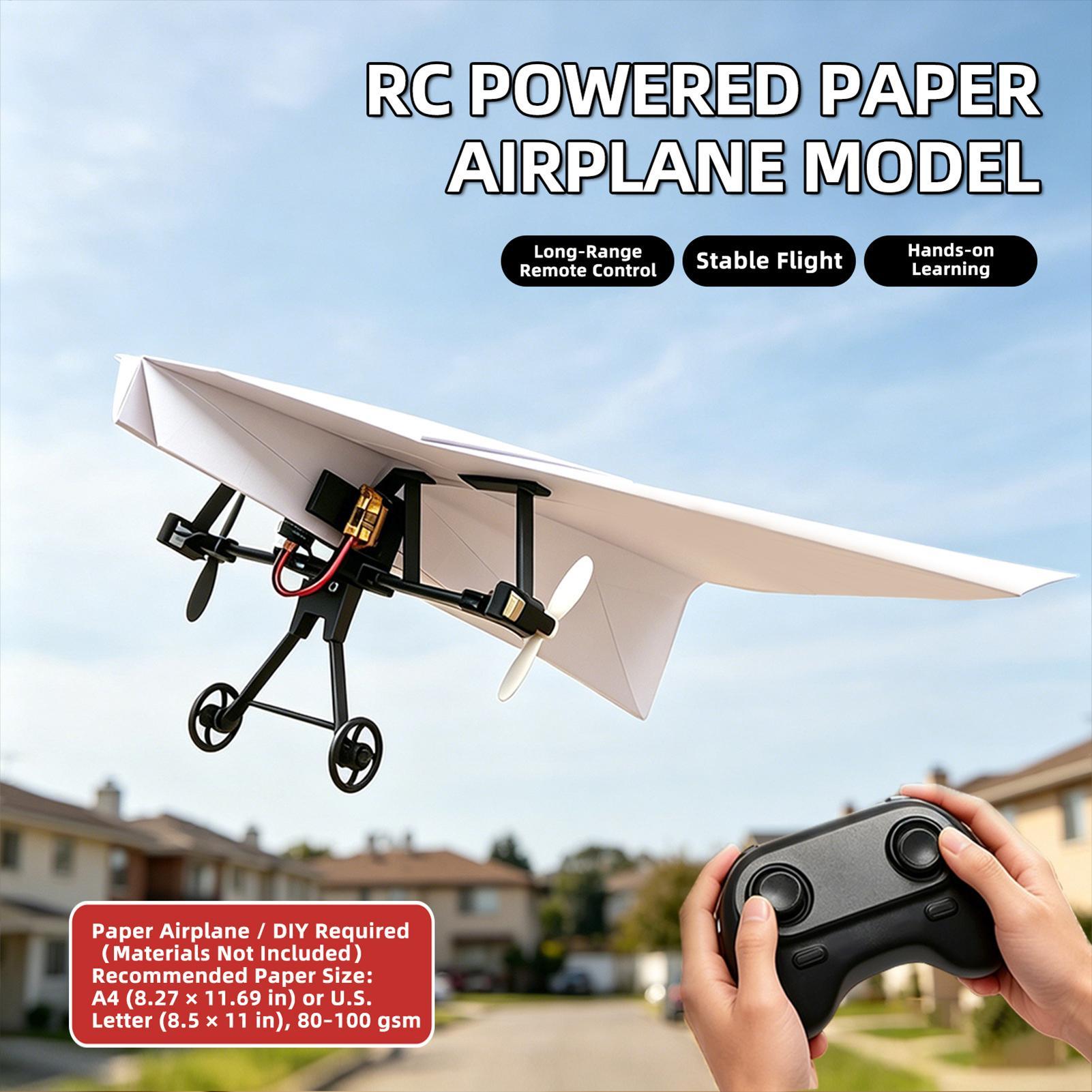 DIY RC Papierflugzeug-Bausatz  – Kids Toys Kit Bewertung und Preis