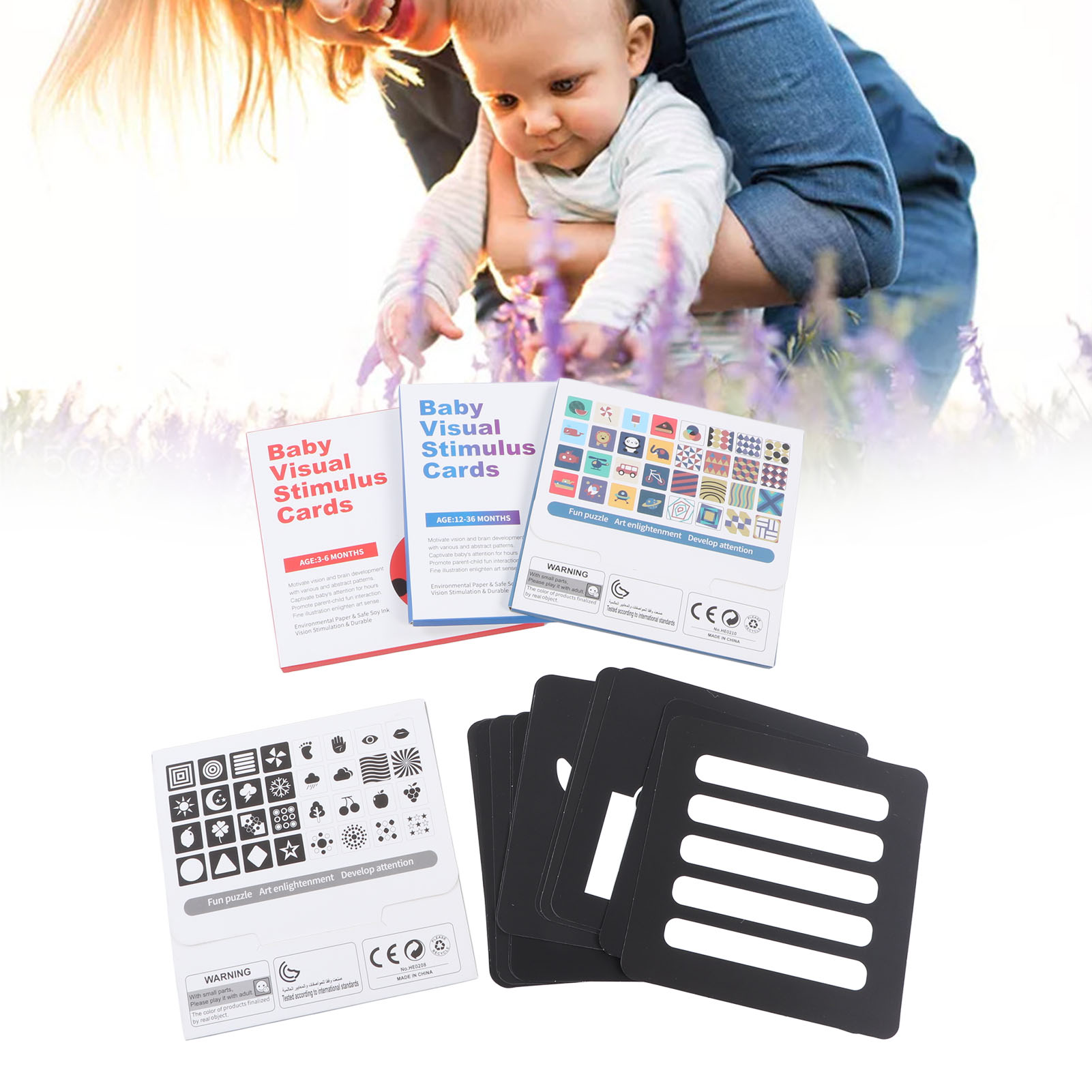 ZK40 64 Stück kontrastreiche B – Educational Flash Card Bewertung und Preis