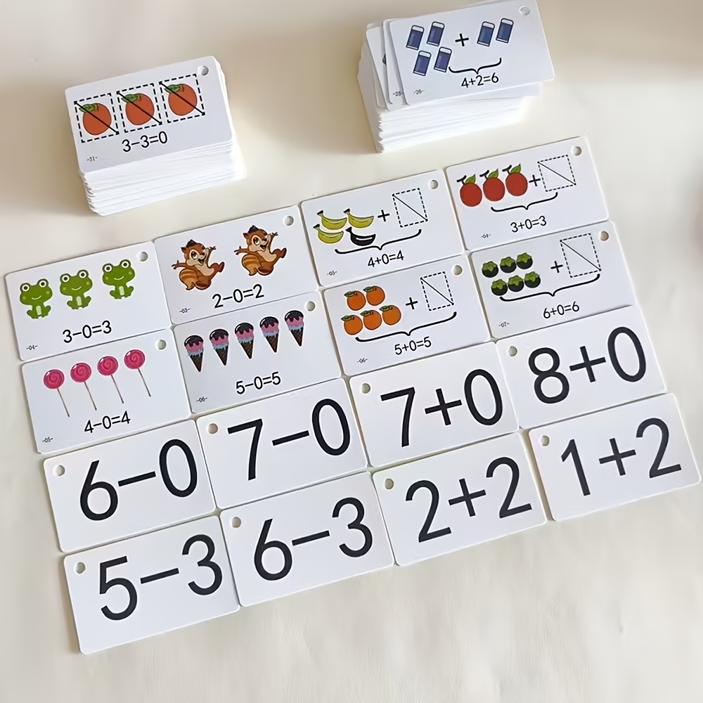 132 Karten mit Addition- und S – Educational Flash Card Bewertung und Preis