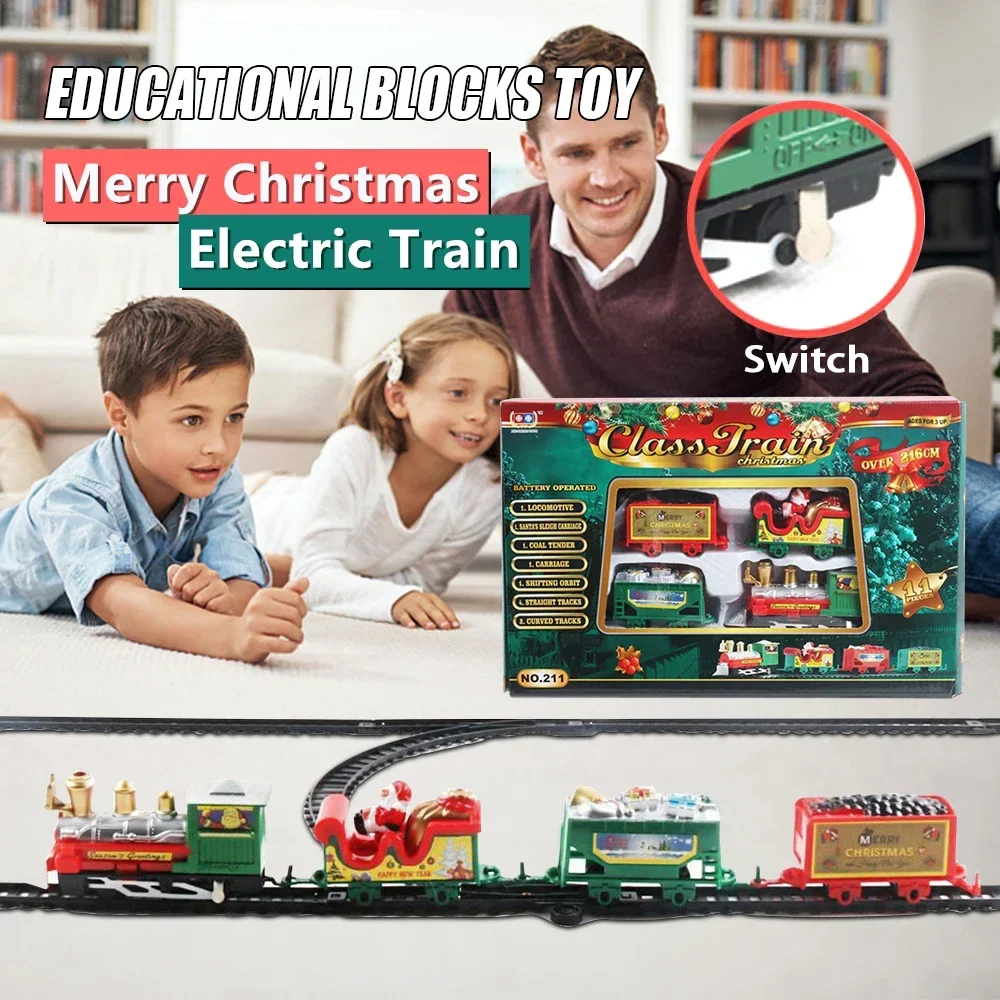 2026 HOT Weihnachts-Eisenbahn- – Toy Train Track Set Bewertung und Preis