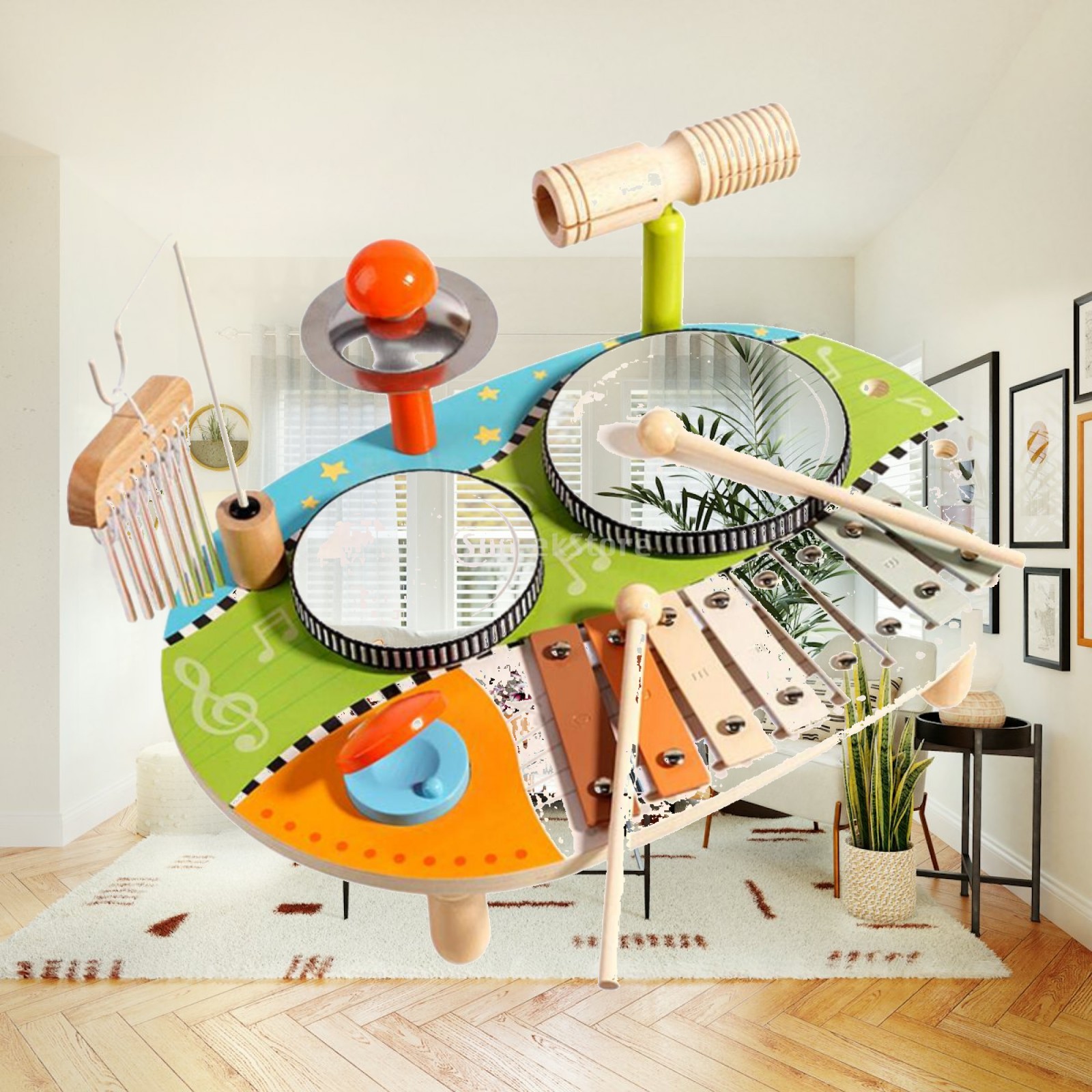 Xylophon-Schlagzeug-Set, Lern- – Kids Toys Xylophone Bewertung und Preis