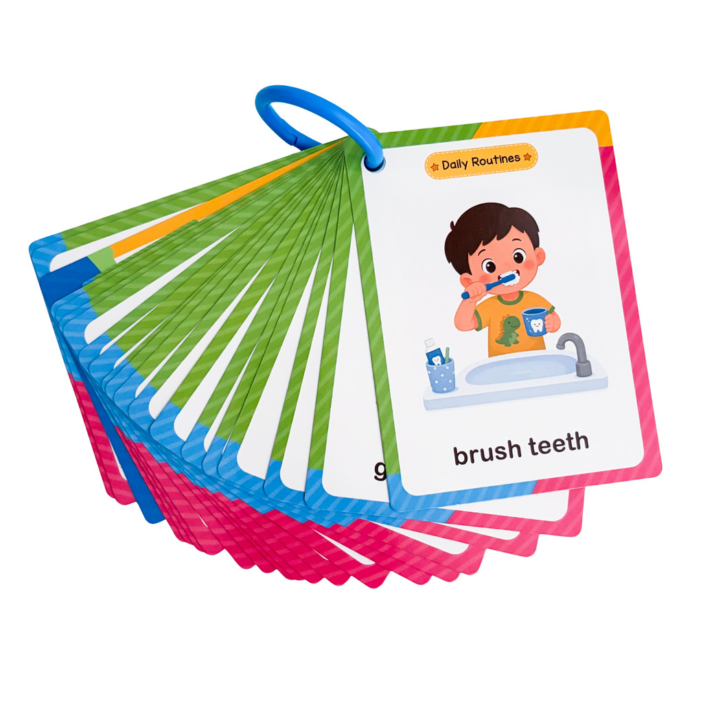 38 Wörter Tagesabläufe Lernkar – Educational Flash Card Bewertung und Preis