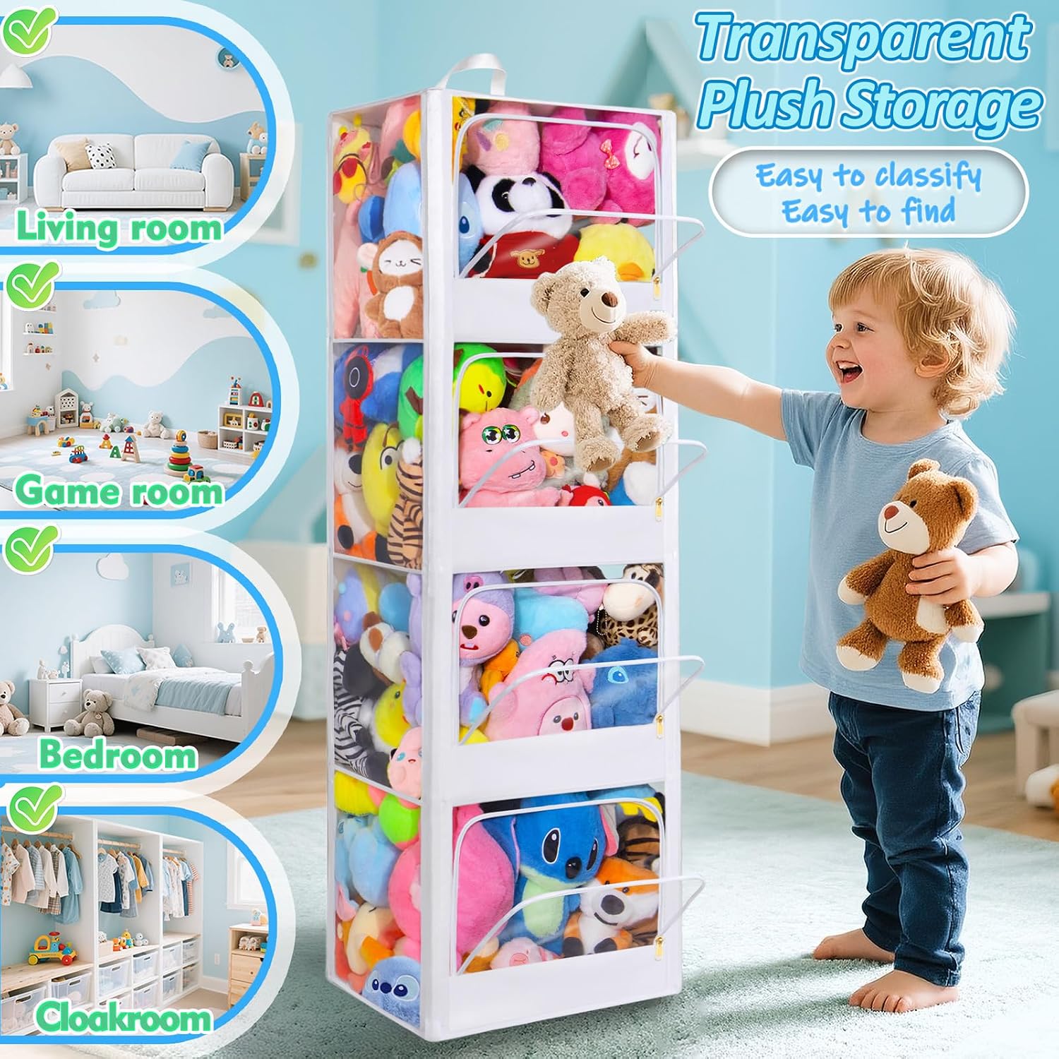 4-stöckiger Transparenter Reiß – Kids Toys Kids Toys Bewertung und Preis
