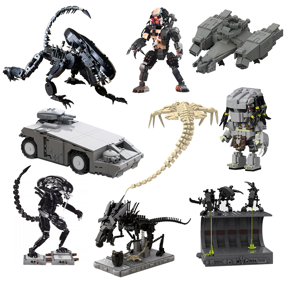 MOC Aliened Monster Baustein A – Xenomorph Kids Toys Bewertung und Preis