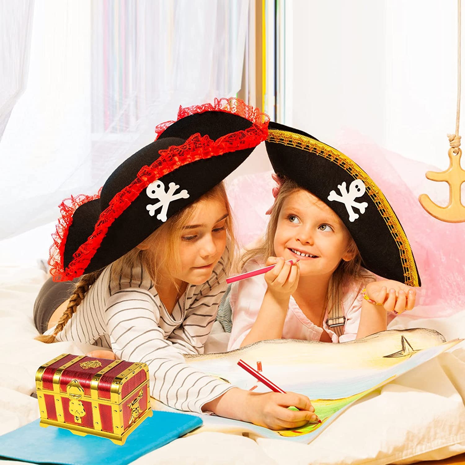 Piraten Schatztruhe Dekoration – Kids Toys Vintage Bewertung und Preis