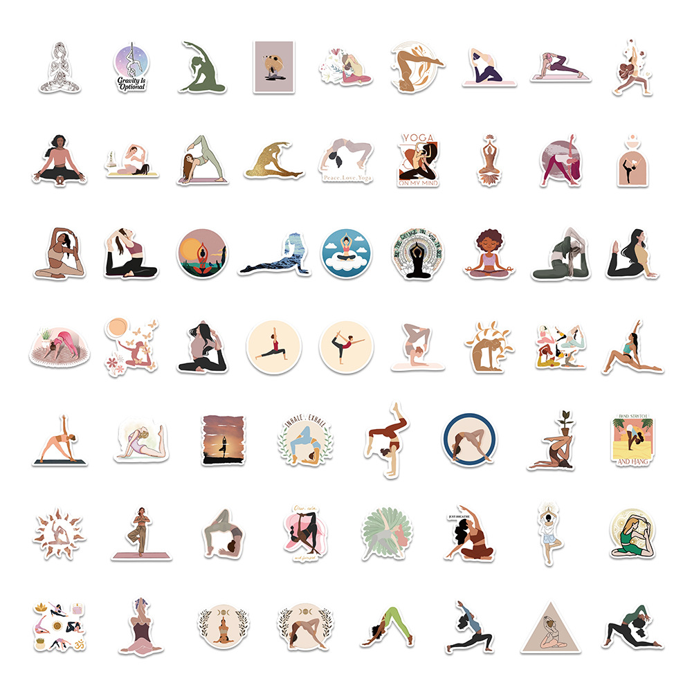 60 Stück Ästhetische Yoga-Aufk – Kids Yoga Toys Bewertung und Preis